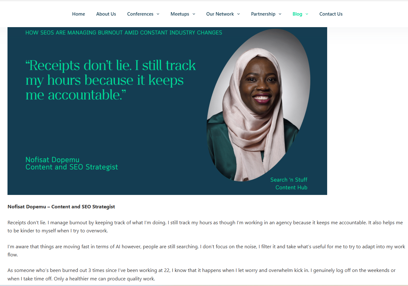 How SEOs Are Managing Burnout